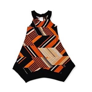 EnFous Studio Colorful Sleeveless Dress Size 4